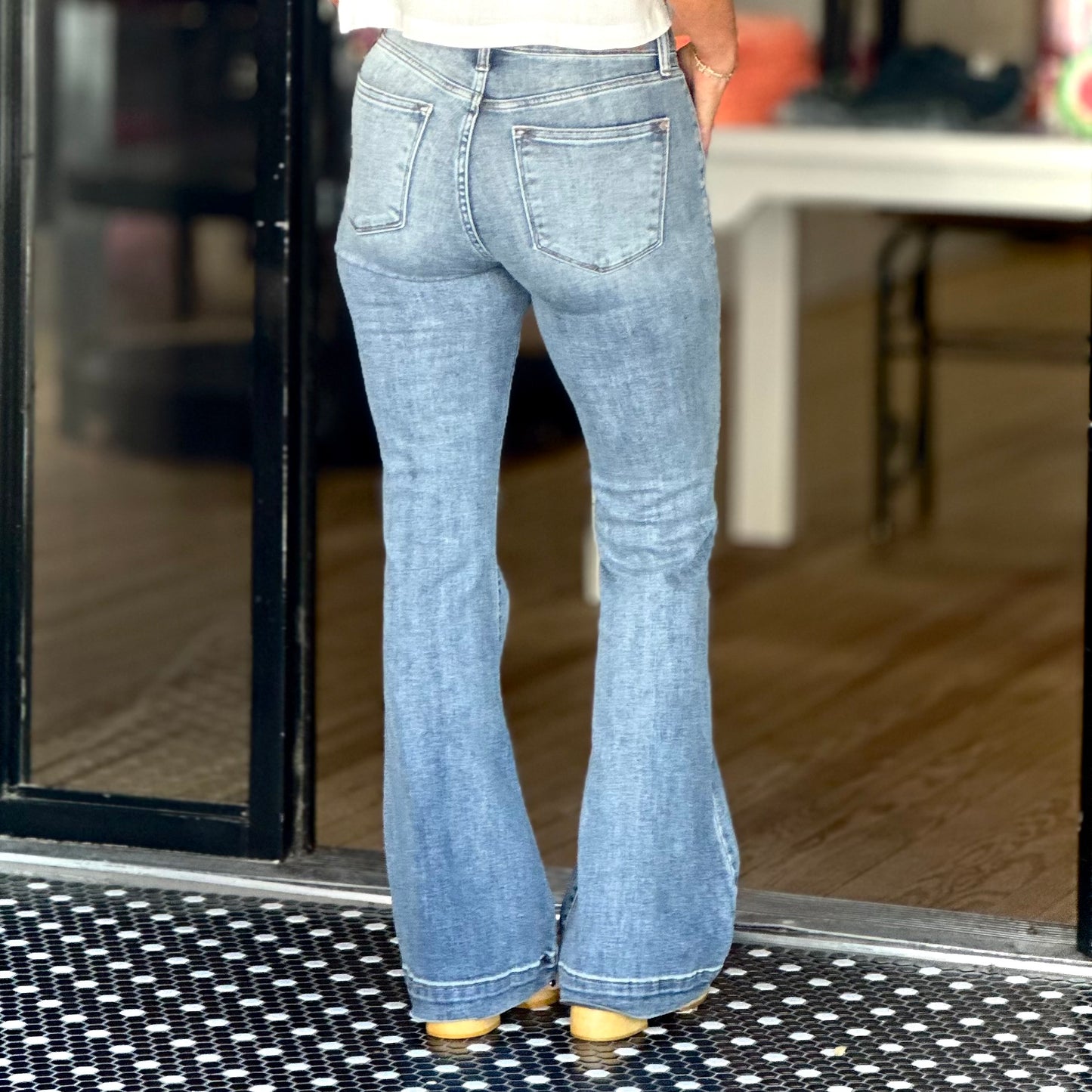Judy Blue HW Trouser Flare