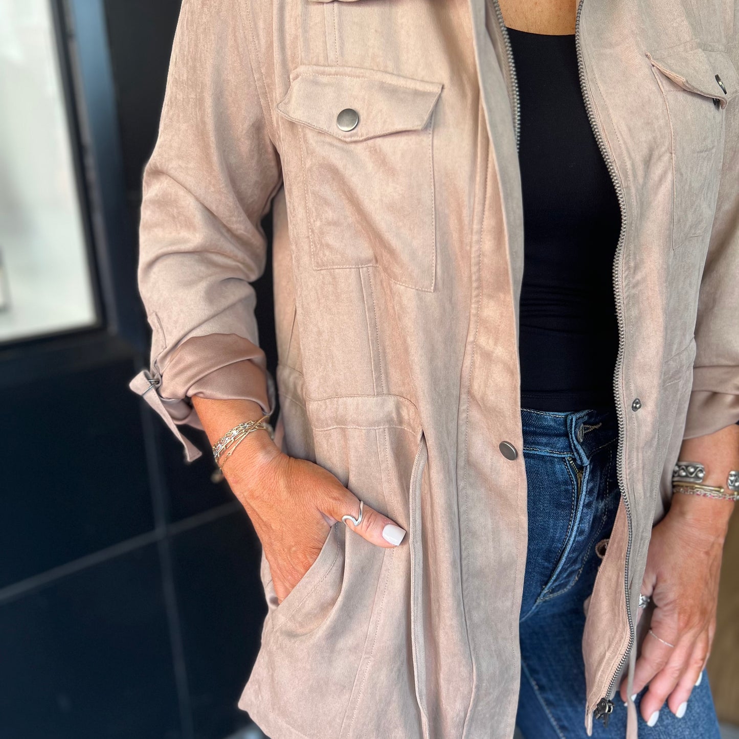 Take Me on a Safari Utility Jacket