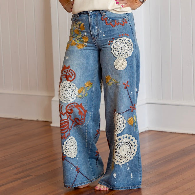70's Inspired Jeans - Denim