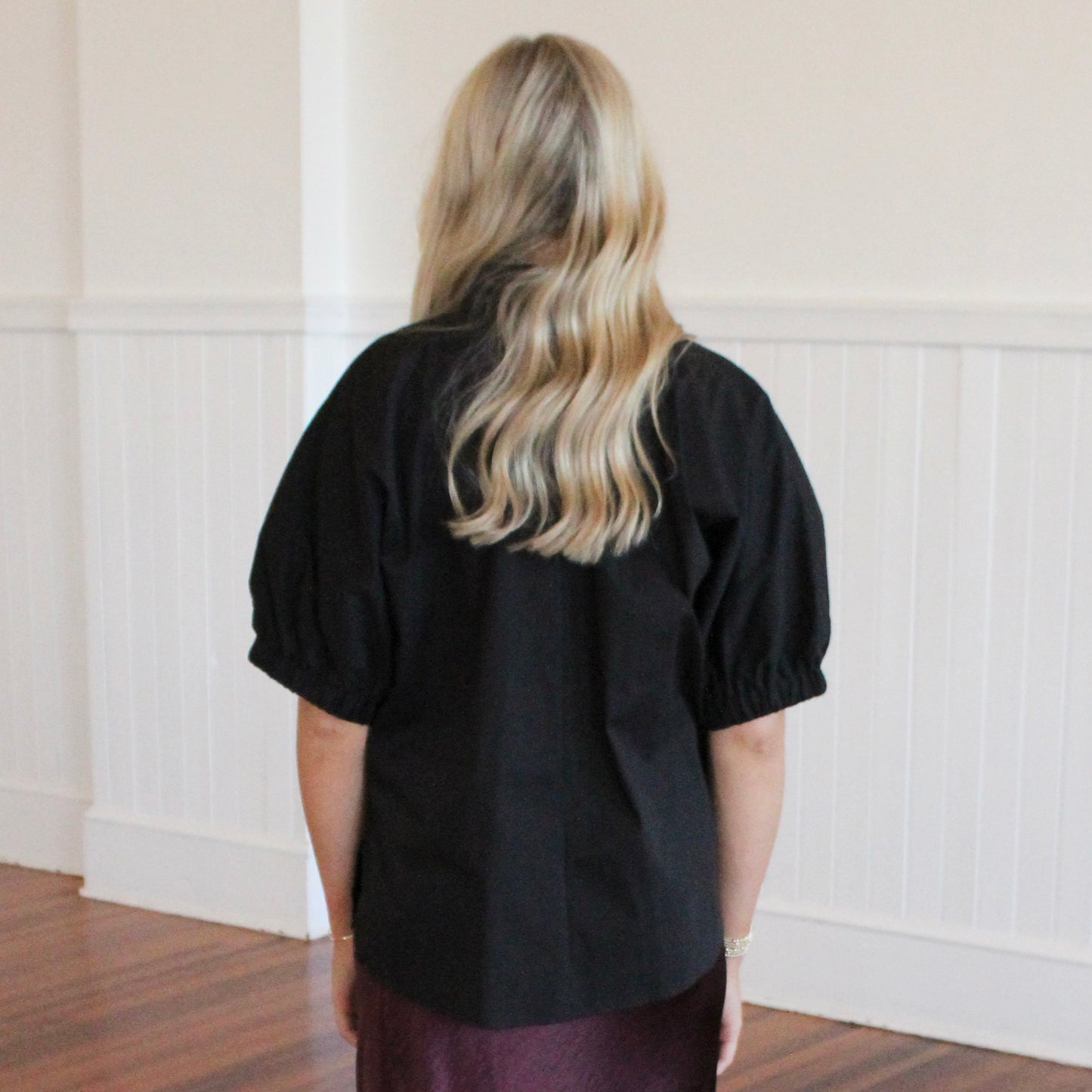 The Chiara Top- Black