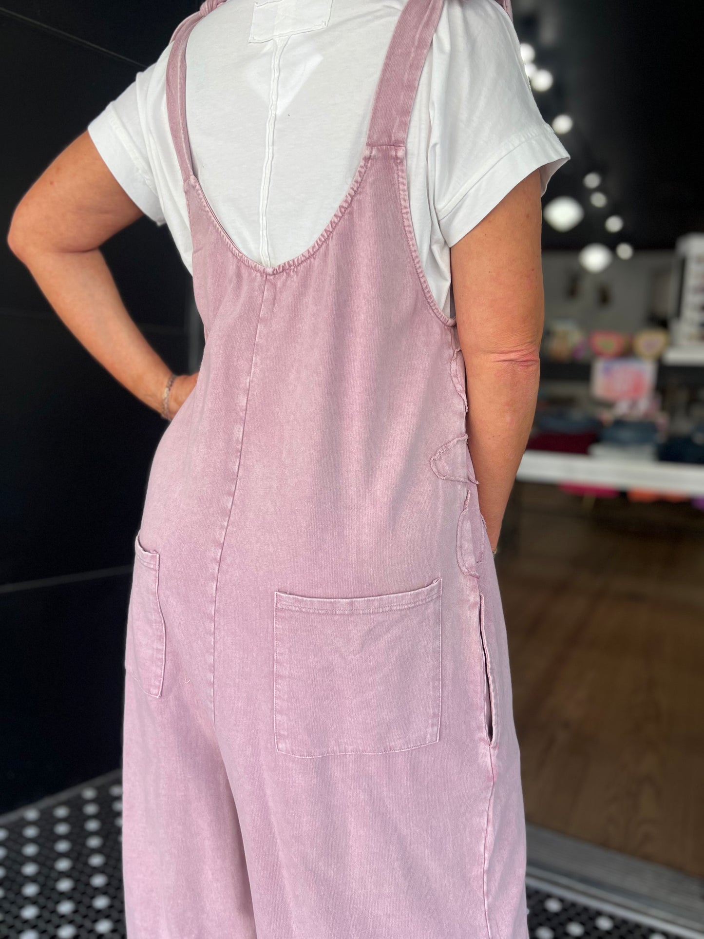 Ease You're Mind Jumpsuit - Mauve