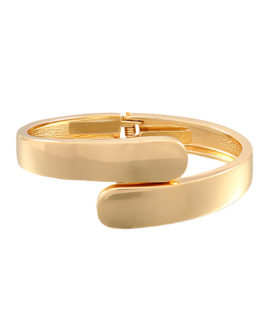 Circle Across Hinge Bracelet