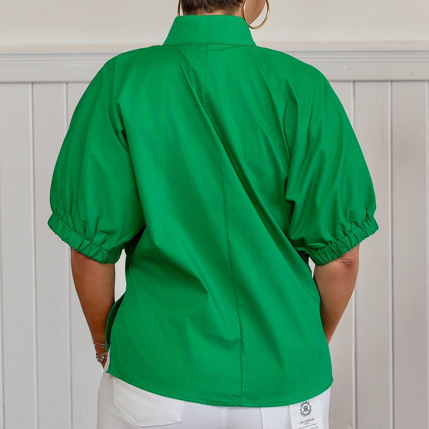 The Chiara Top - Kelly Green