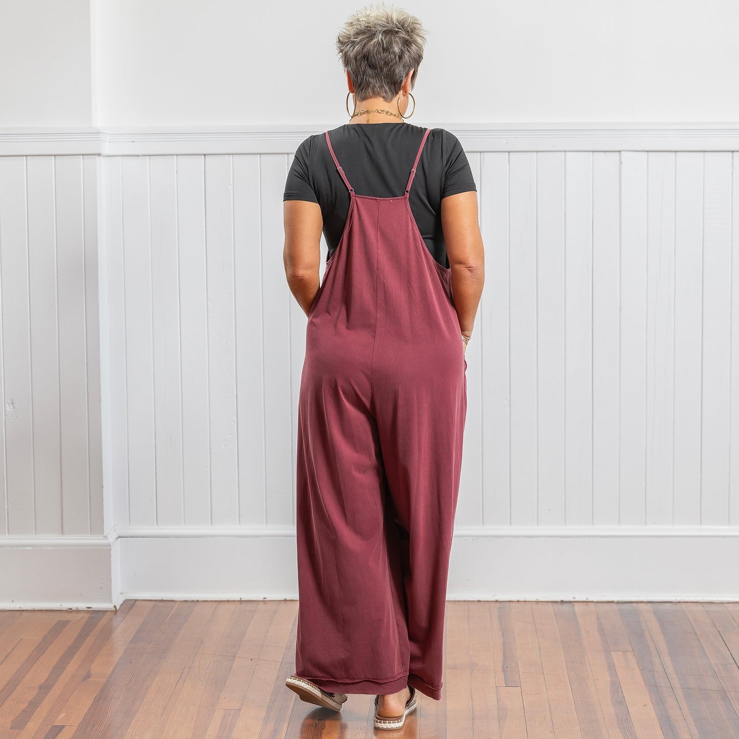 Dana's Favorite Jumpsuit - Burgundy