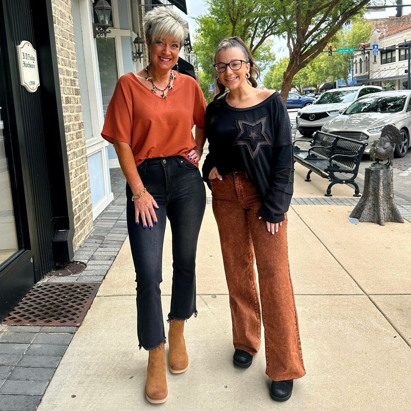 Judy Blue HW Wide Leg Retro - Pumpkin Spice