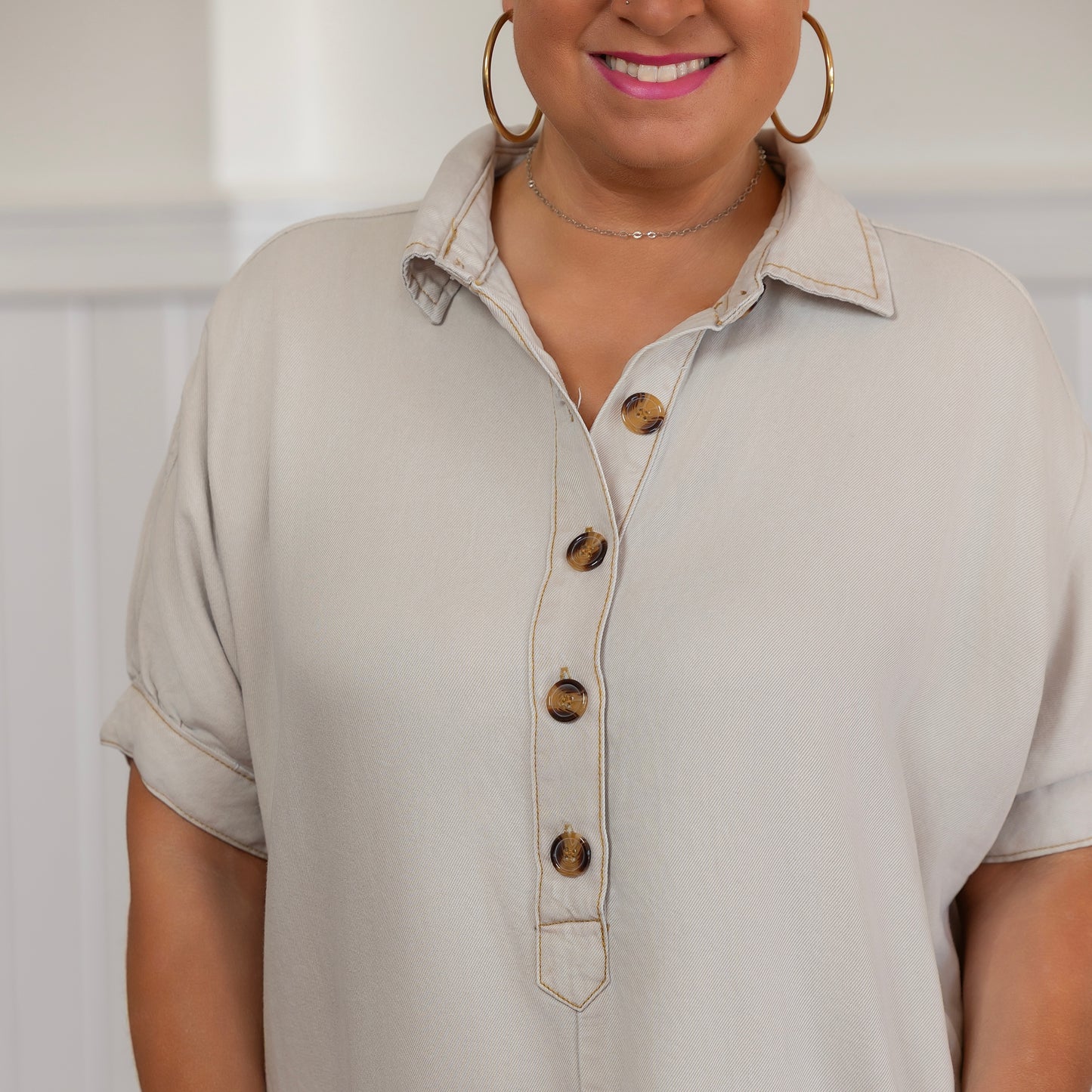 Breezy Babe Dress - Khaki