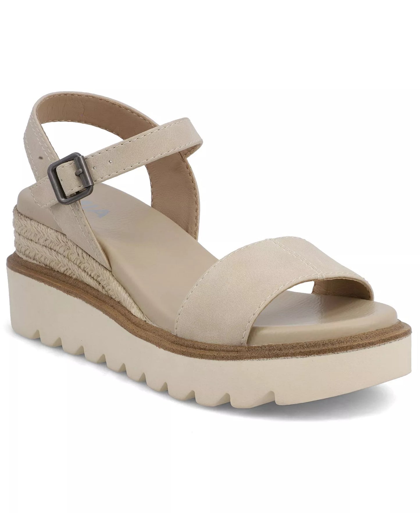 Mia Ophidia Wedge - Ecru
