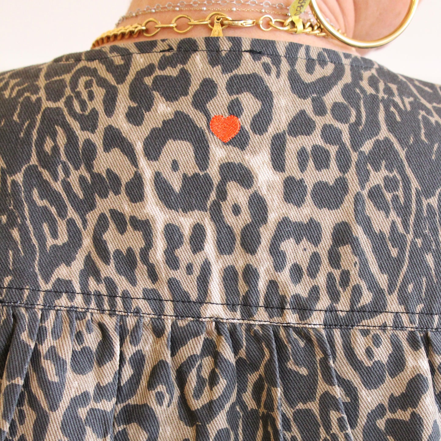 Leopard Babydoll Top