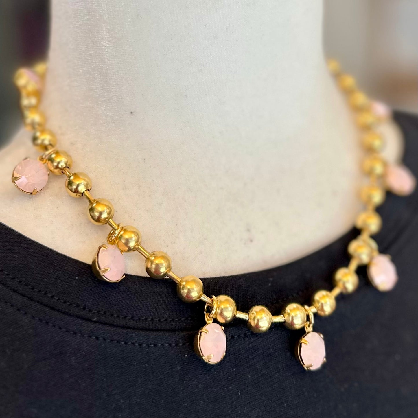 The Aubrey Necklace- Pink