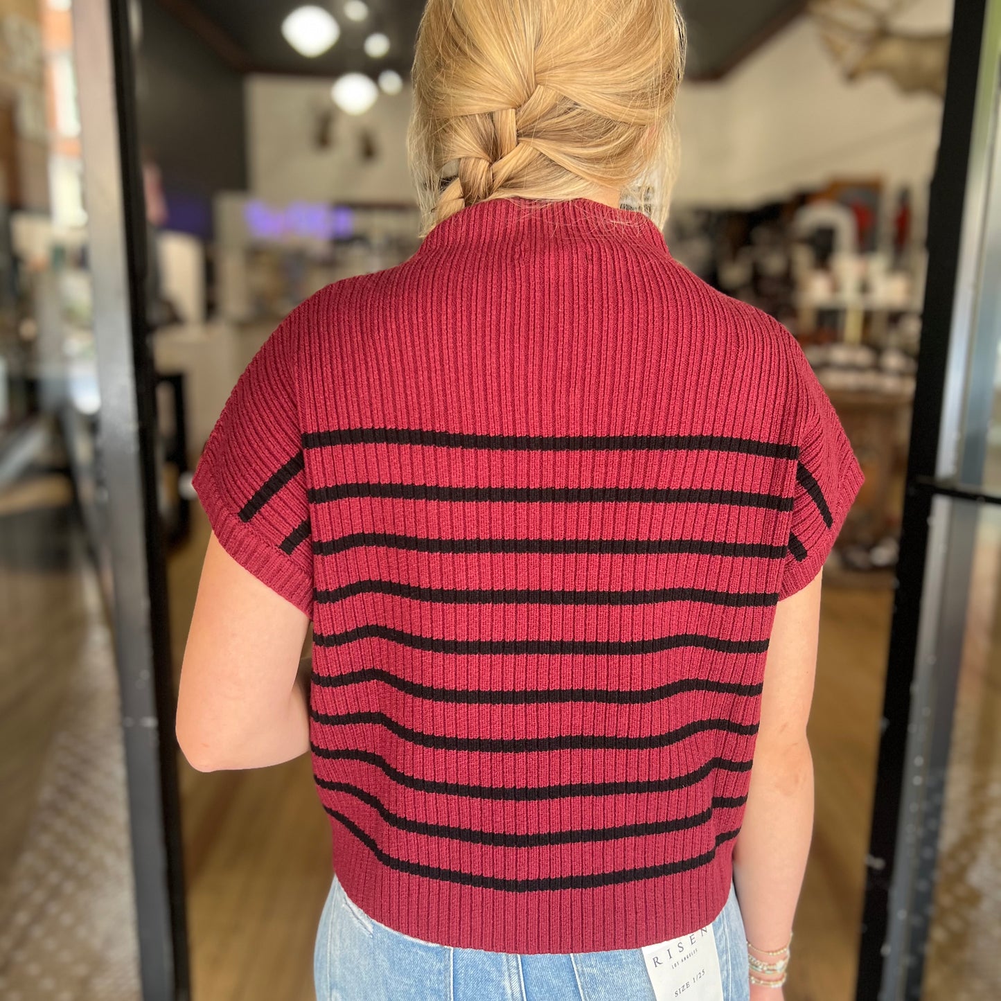 Line & Loft Pullover - Burgundy