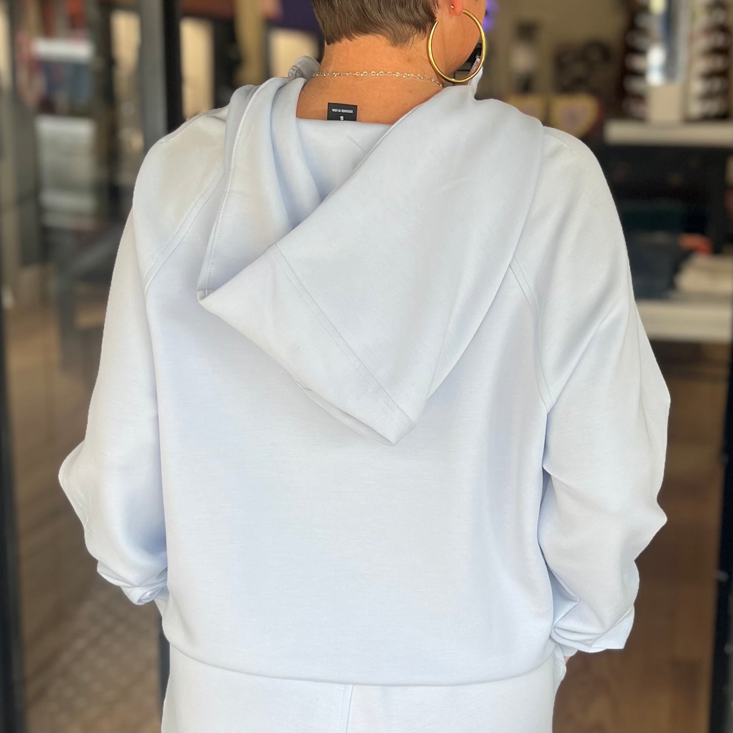Scuba Half-Zip Hoodie - Frost