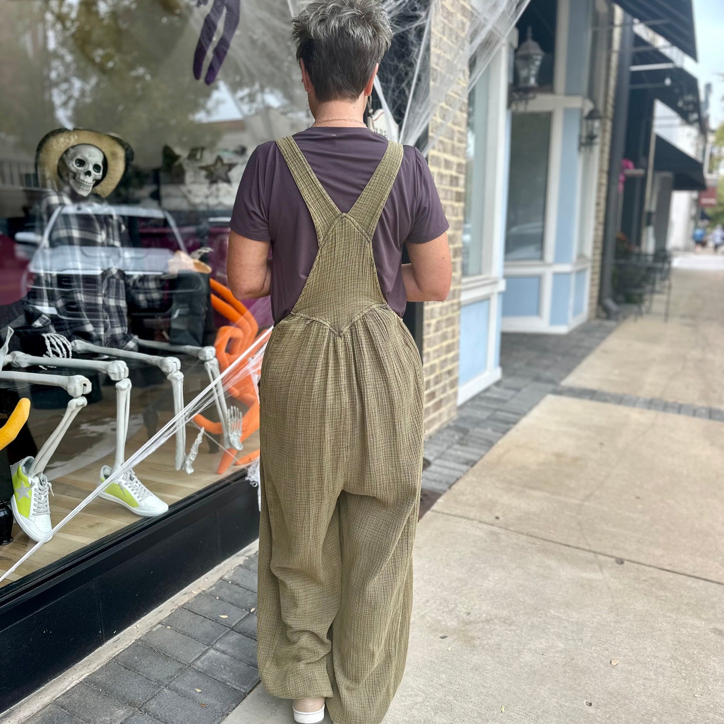 Ease Your Mind Jumpsuit - Olive