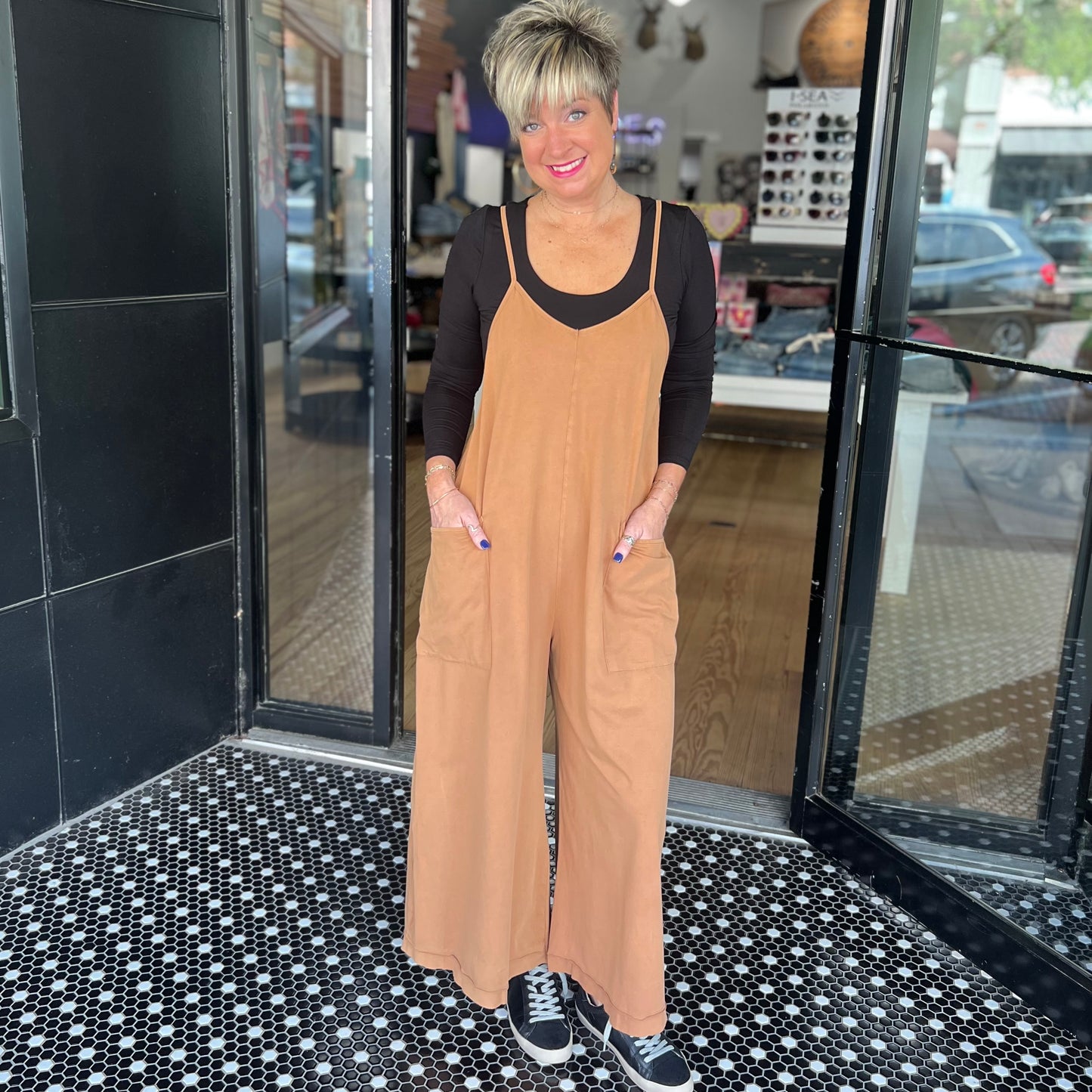 Dana's Favorite Jumpsuit - Almond