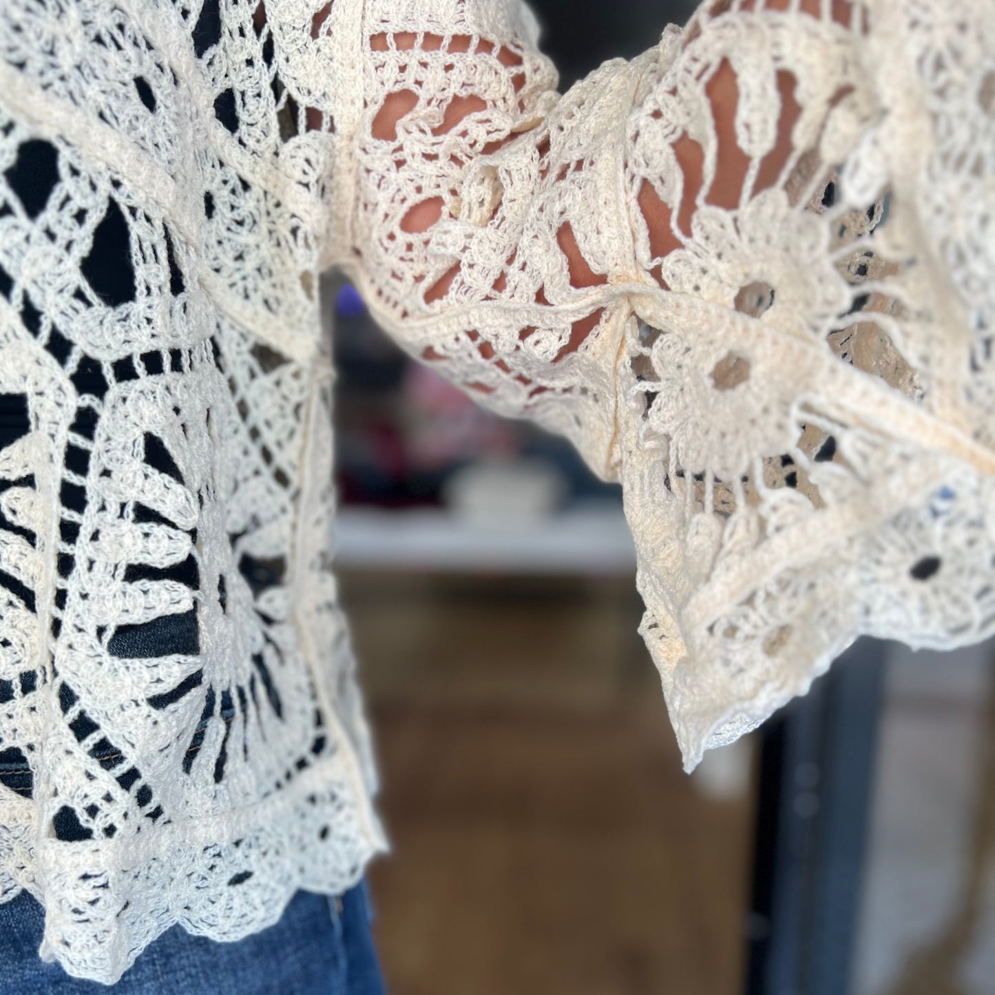 Flower Child Top - Cream