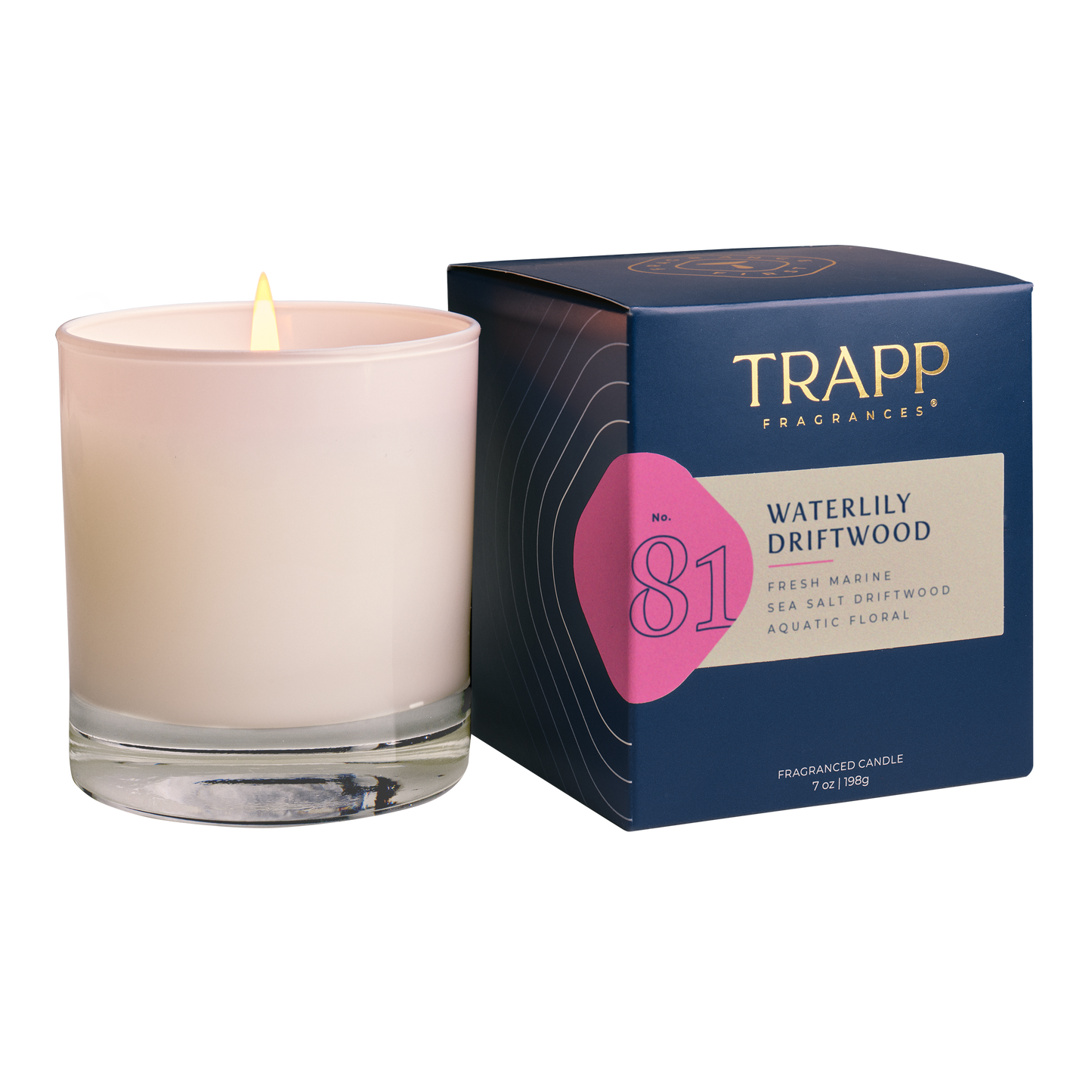No. 81 Waterlily Driftwood- 7oz Signature Candle
