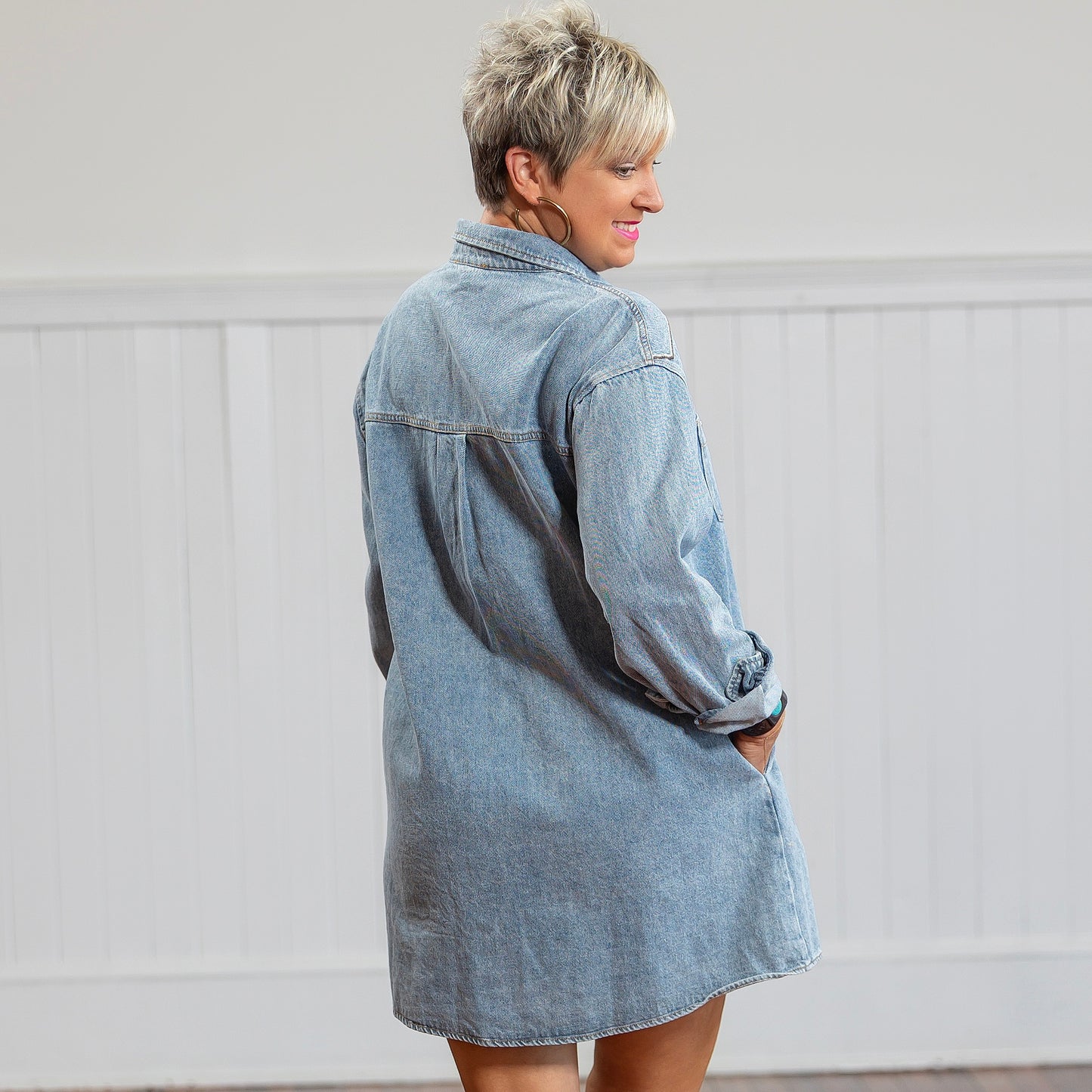 Beth Denim Dress