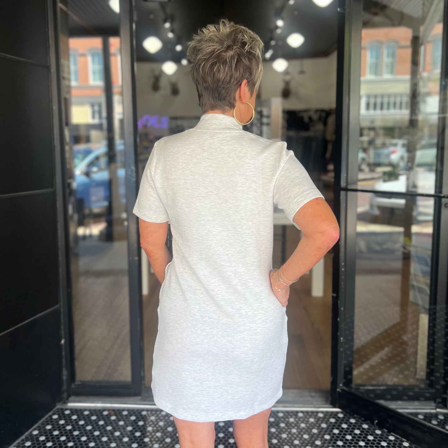 Classic Mini Dress - Heather
