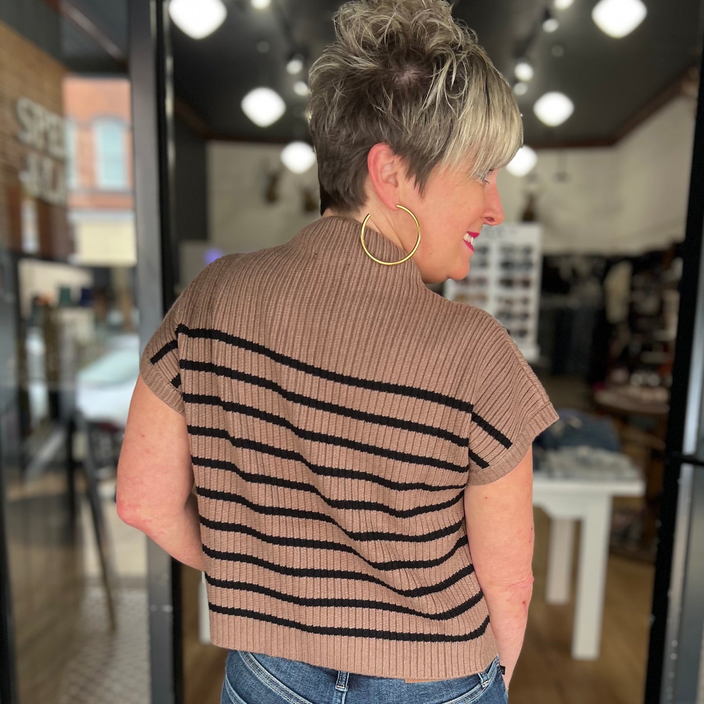 Line & Loft Pullover - Mocha