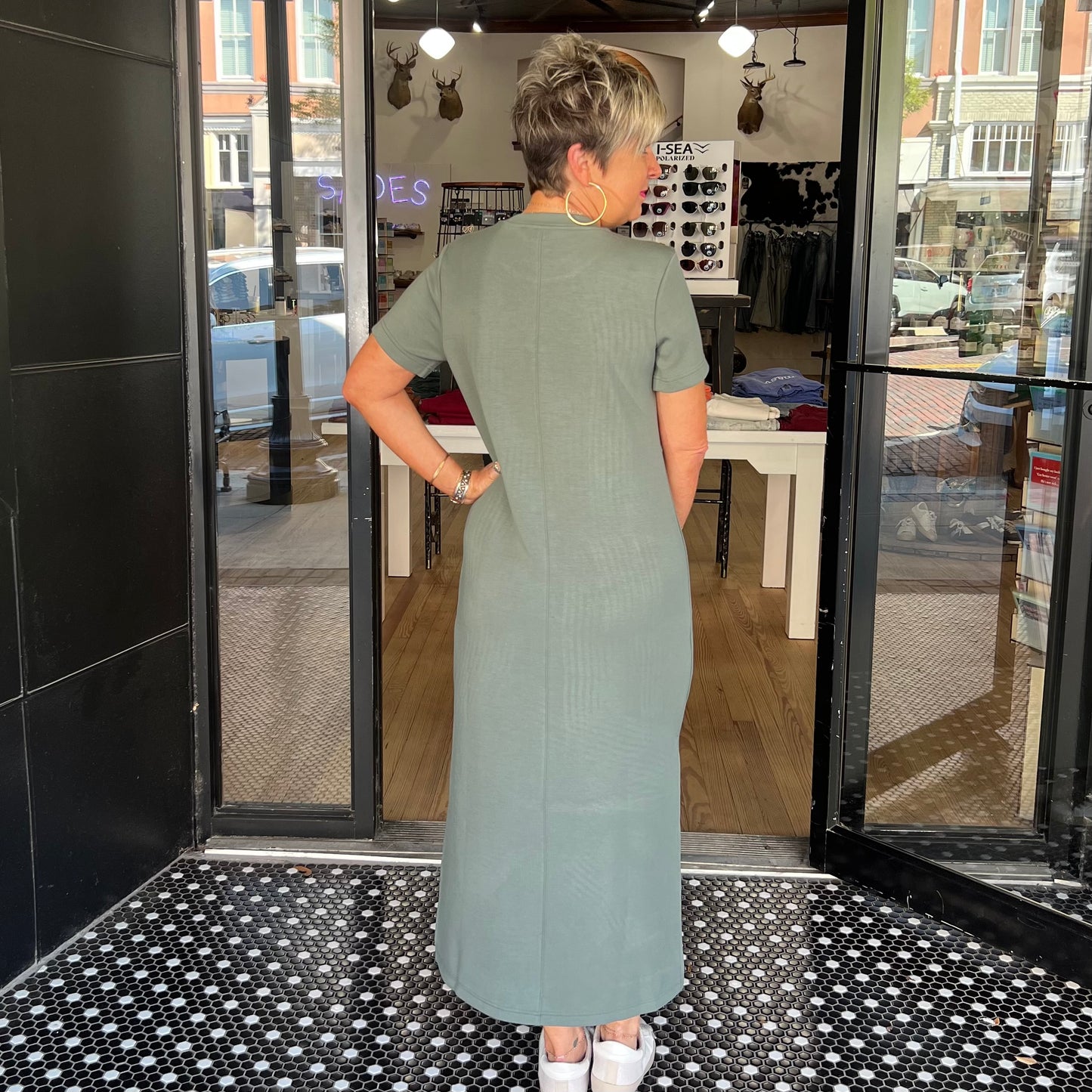 All Around Best Maxi Dress - Sage Leaf