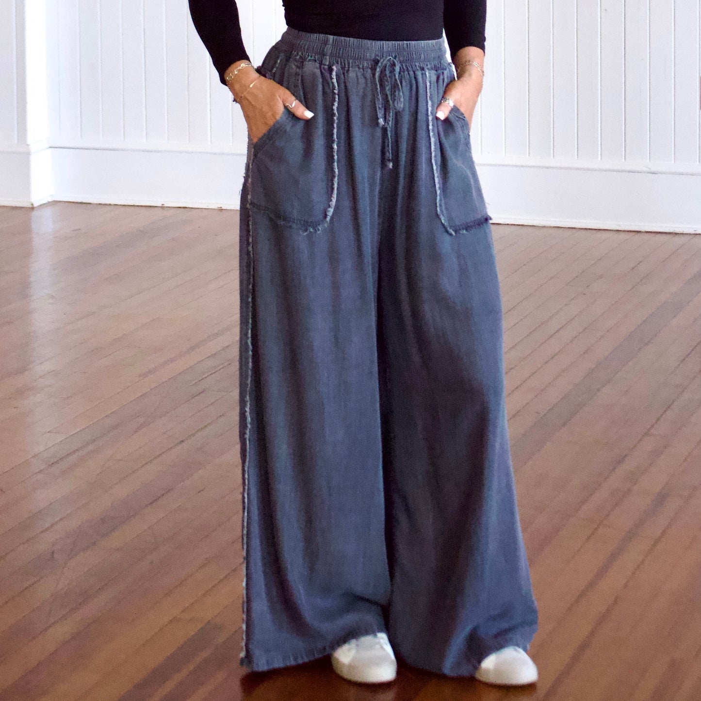 Mamma Mia Pants- Black Denim
