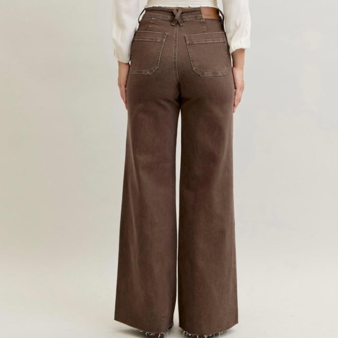Judy Blue HW Retro Wide Leg Jeans