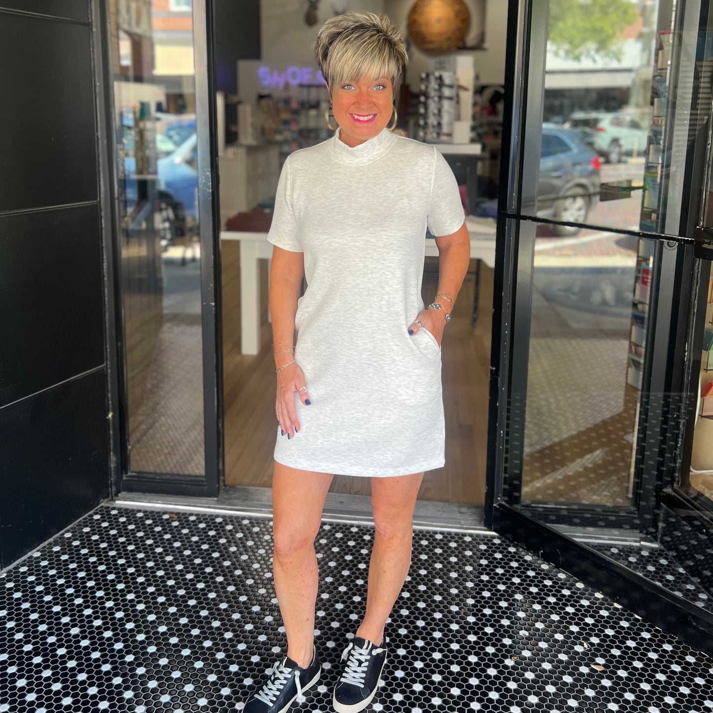 Classic Mini Dress - Heather