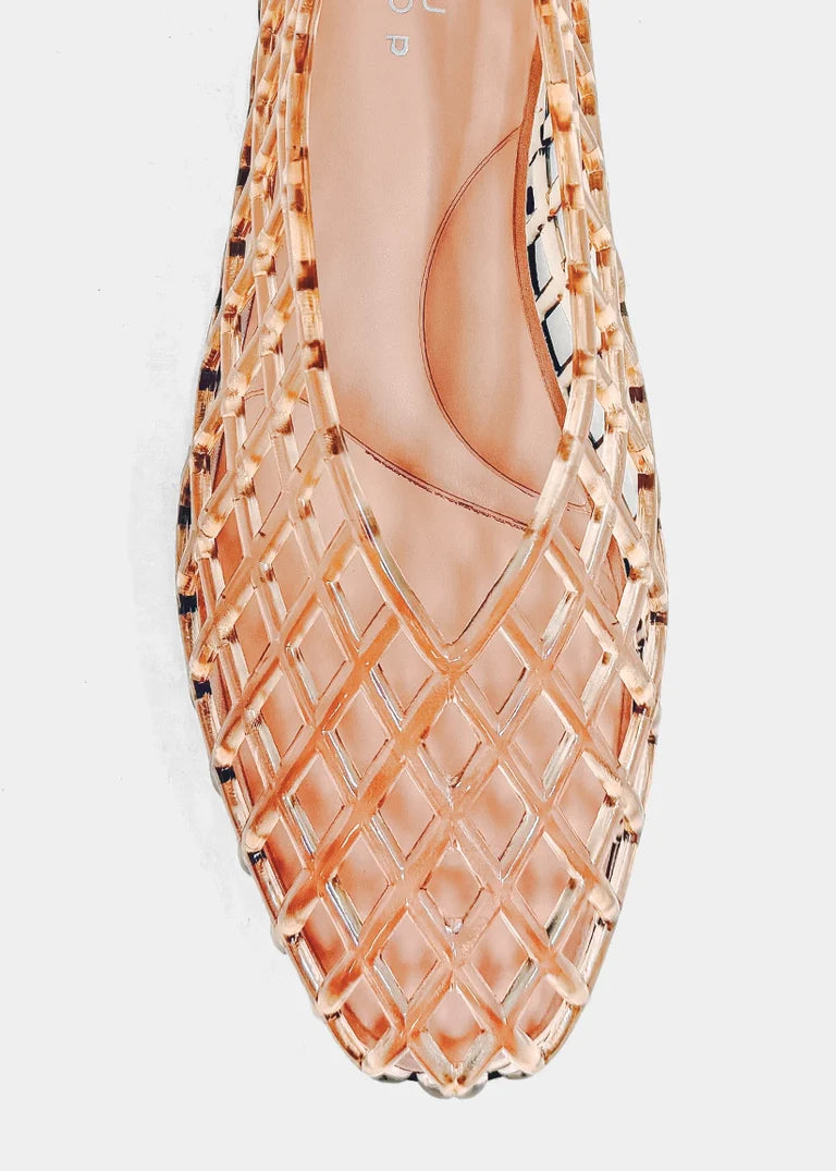 Alana Woven Flat - Nude
