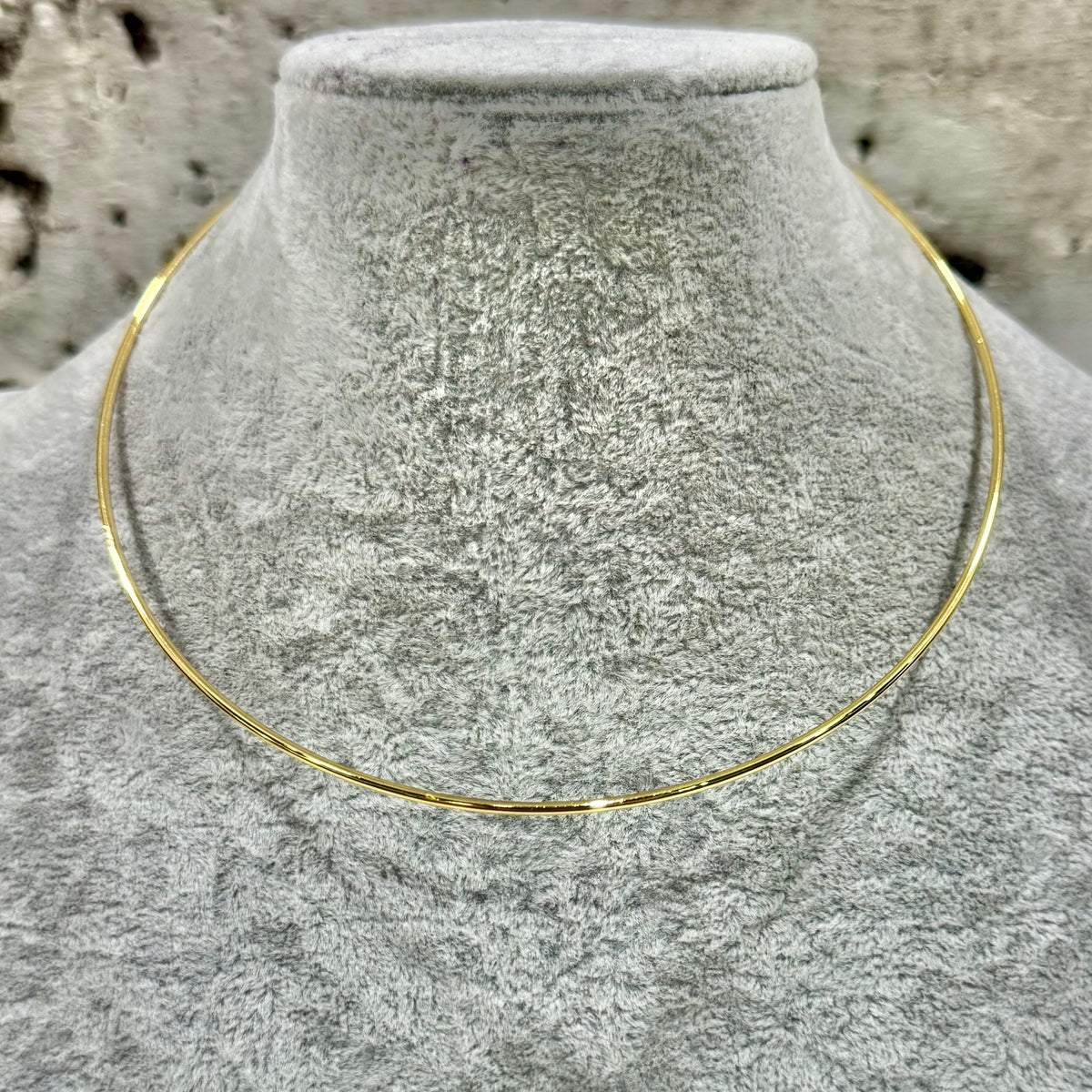 Hoop Necklace - Gold