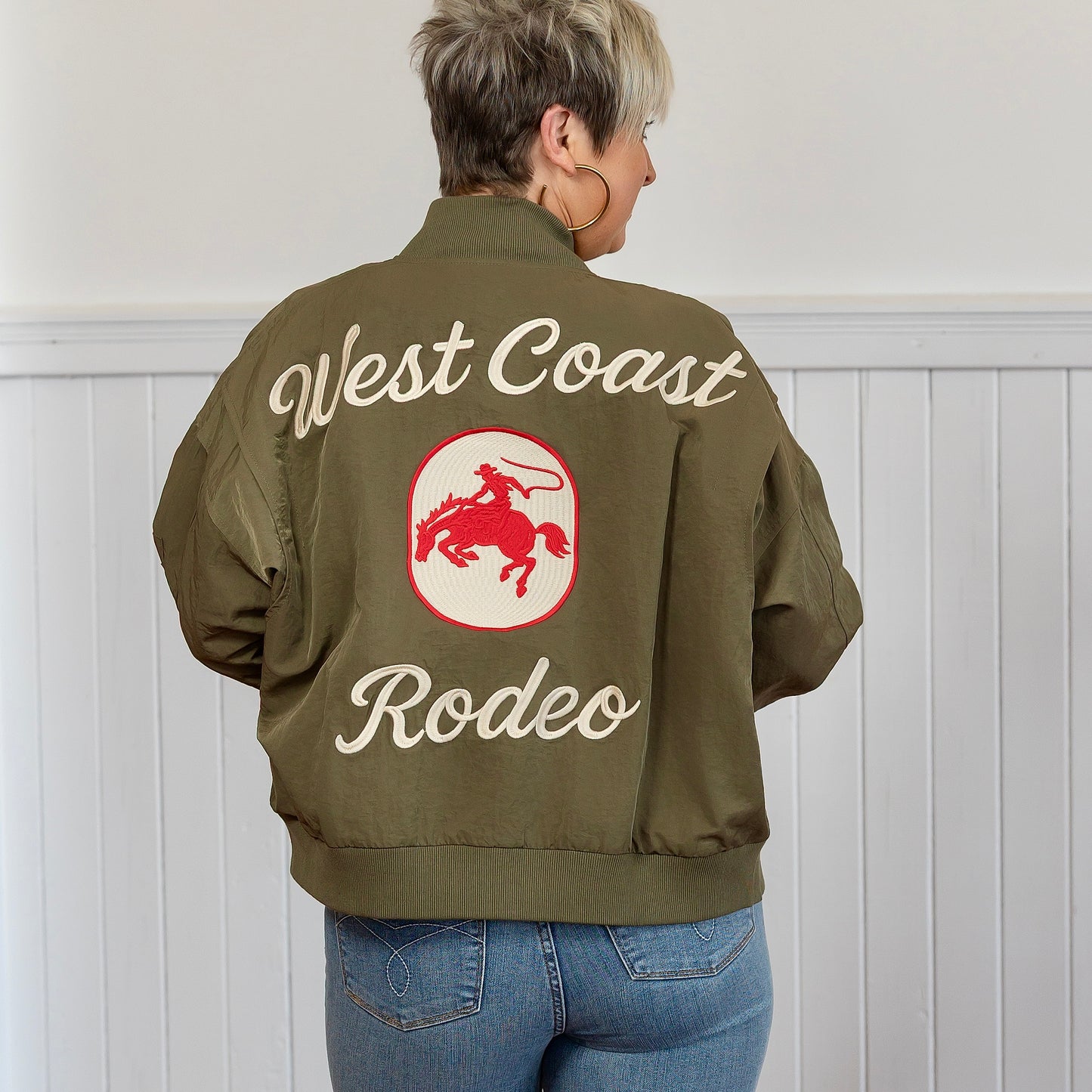 Rodeo Bomber Jacket - Army Green