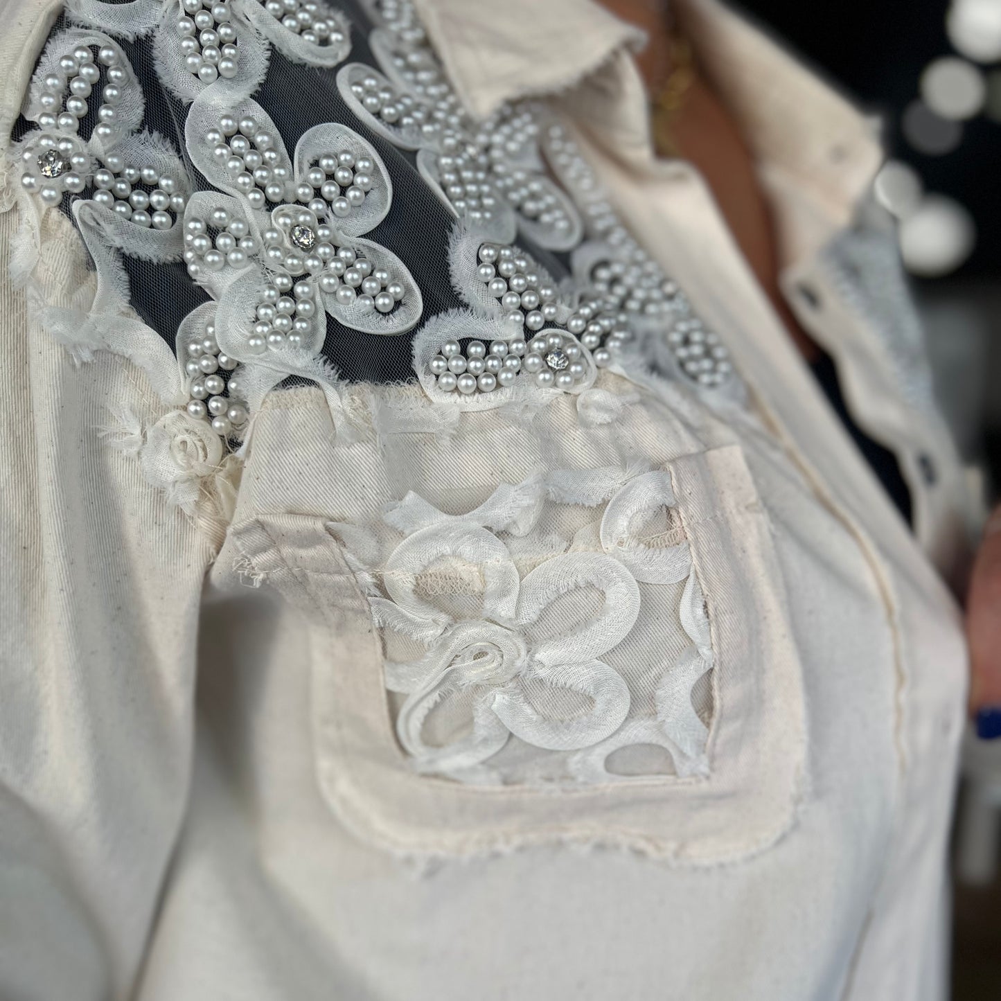 Pearls Are a Girl's Best Friend Top