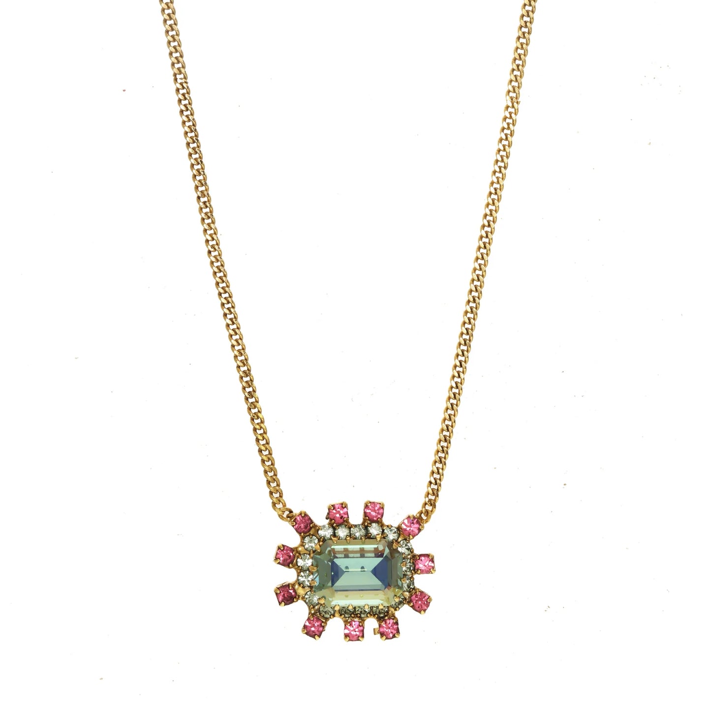 Sisi Necklace - Aqua Lemon