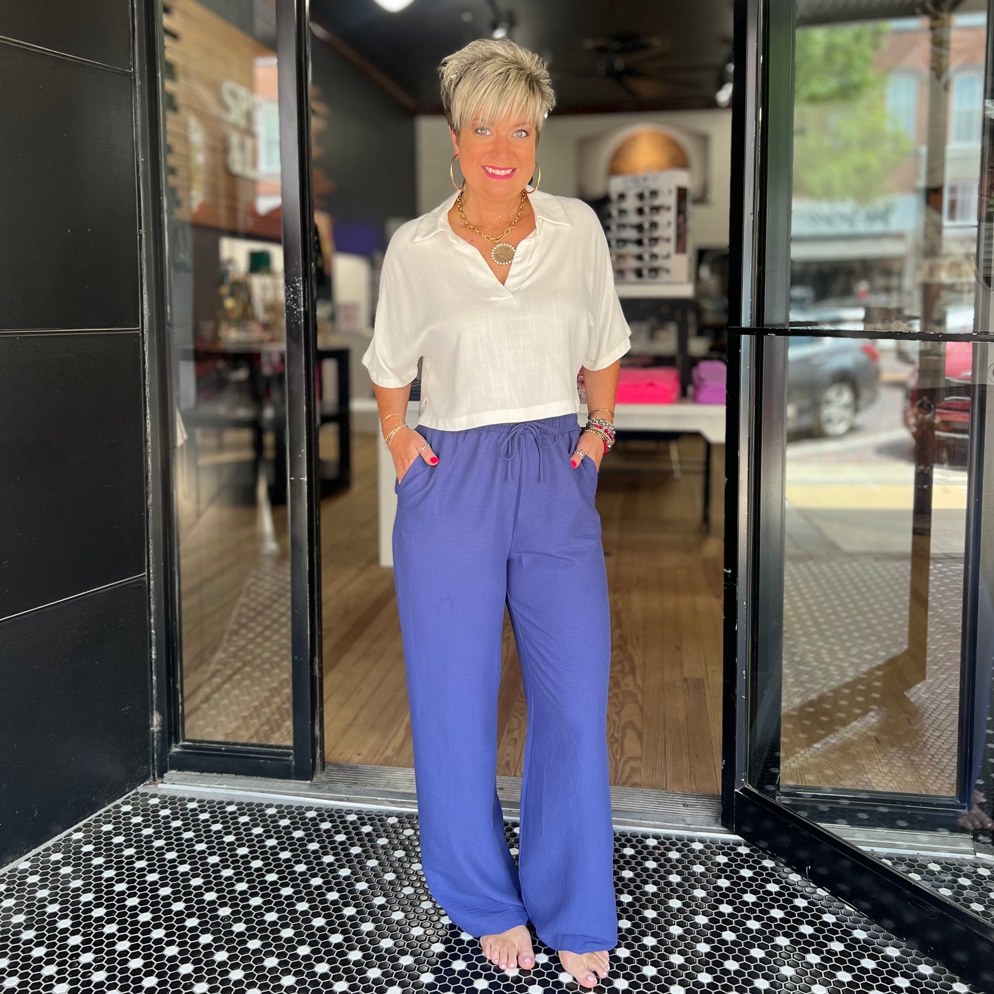 The Perfect Pantst- Dusty Indigo
