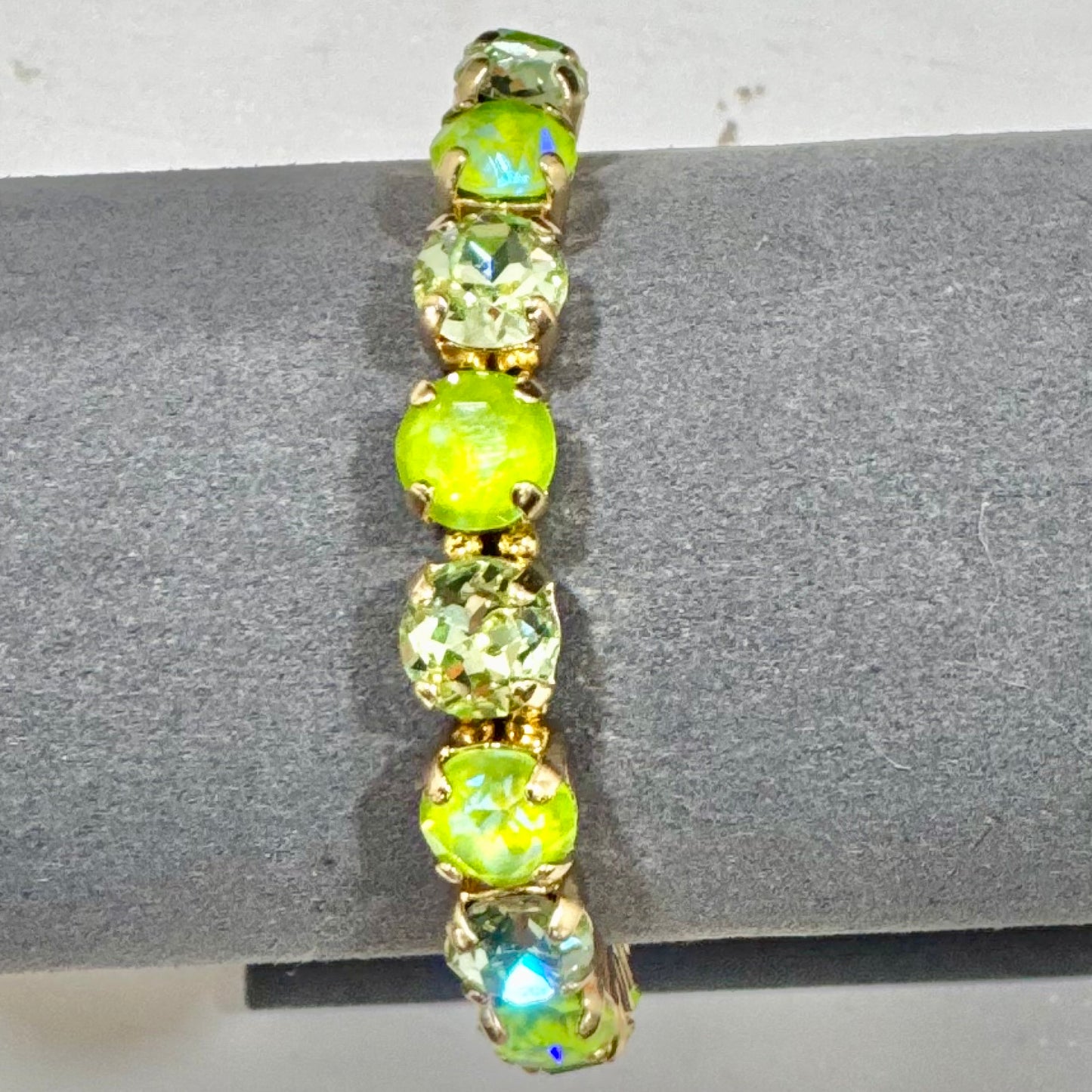 8mm Stretchy Bracelet - Granny Smith
