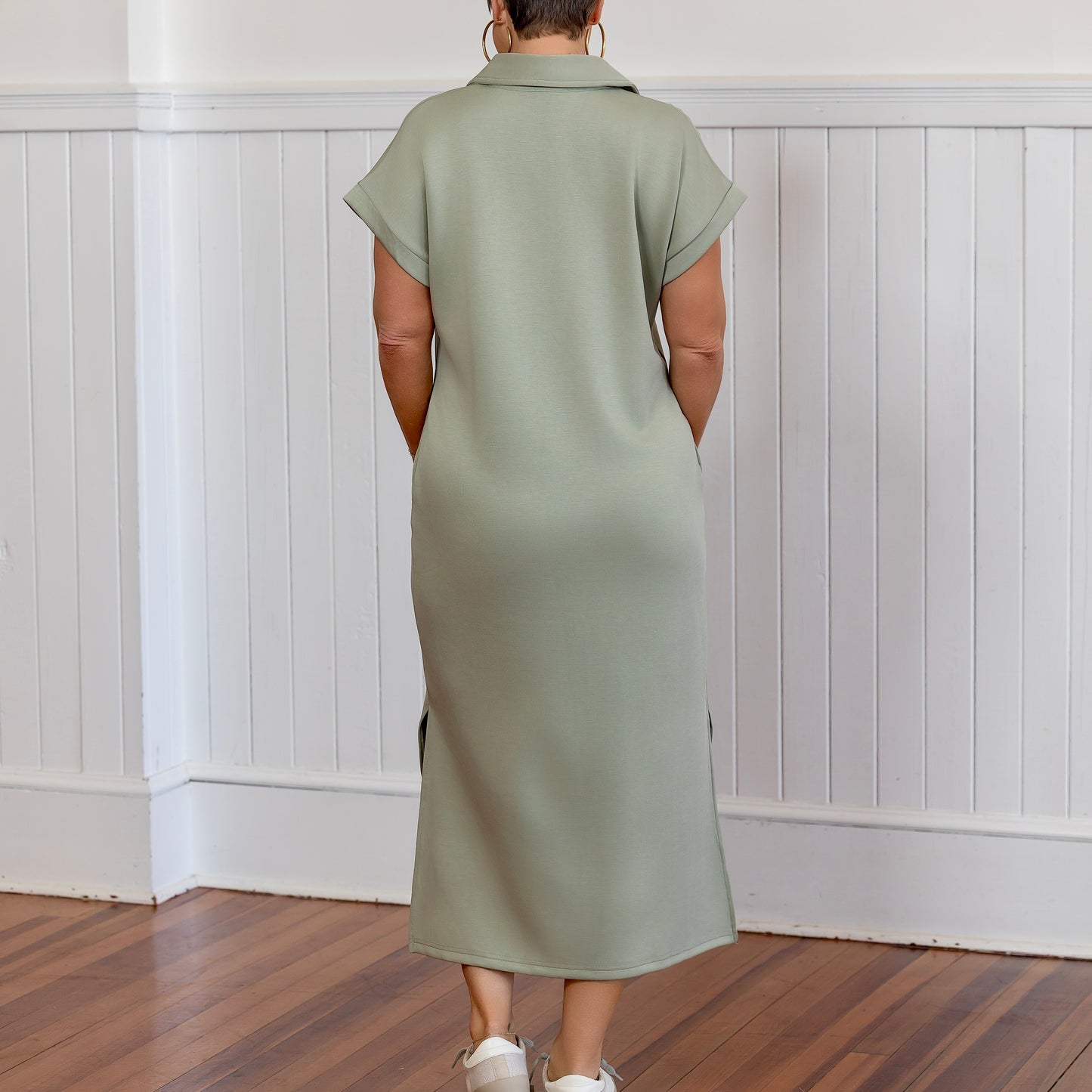 The Brandy Dress - Sage Green