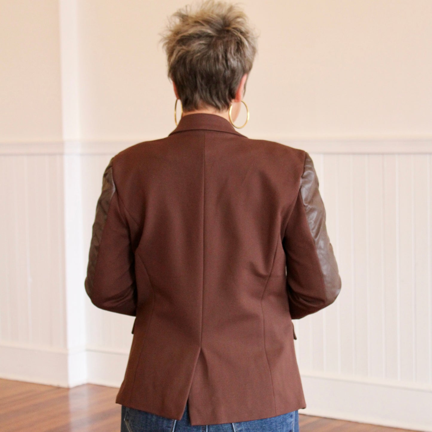 Kelli's Favorite Fall Blazer- Brown