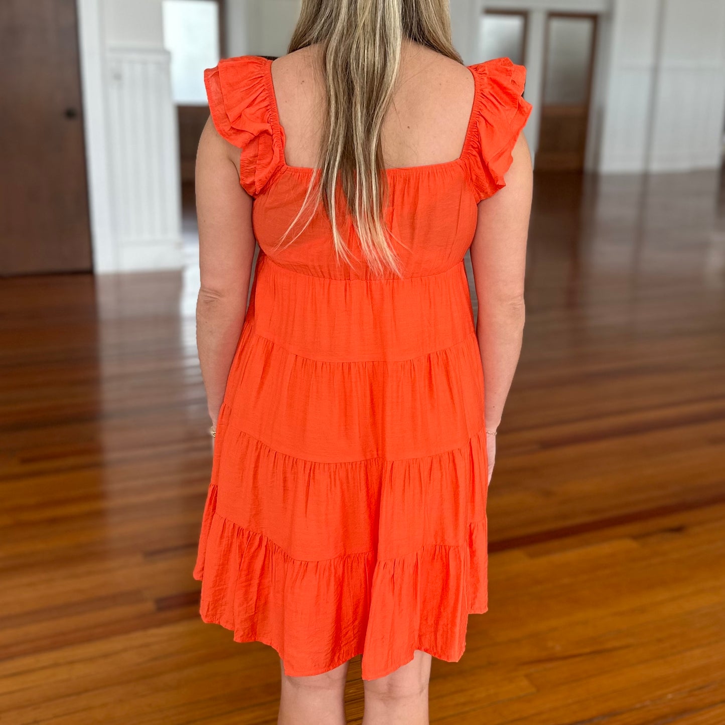 Walking on Sunshine Dress - Orange