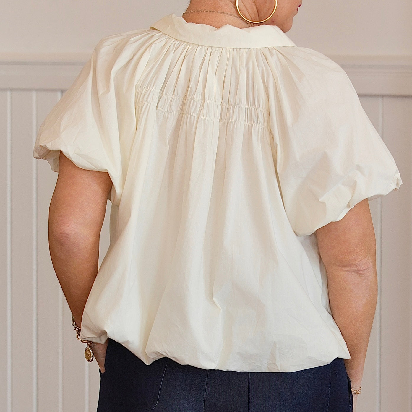 Isn't She Lovely Top - Cream