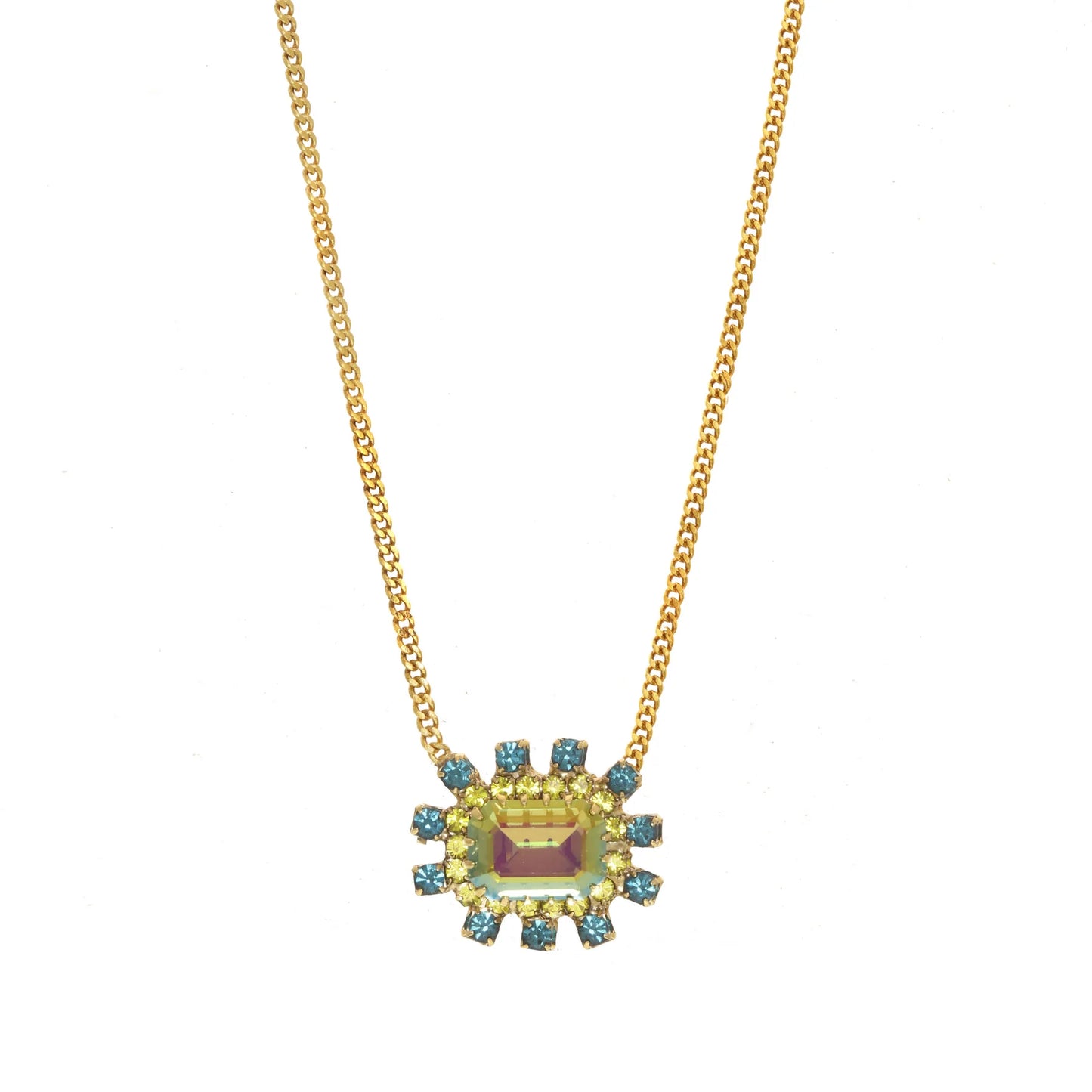 Sisi Necklace - Peridot Brandy