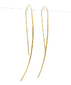 Curved Bar Earrings