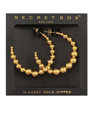 Gradual Ball Hoops- Gold