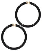 Tube Jelly Endless Hoops- Black