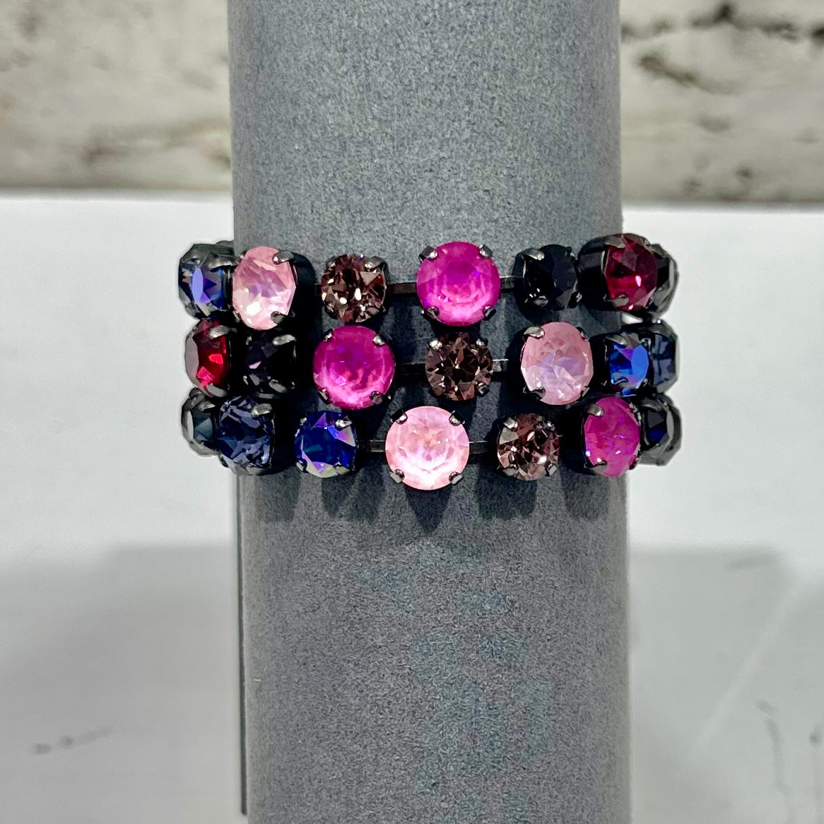 Darby Bracelet - Smutt/Pink Multi
