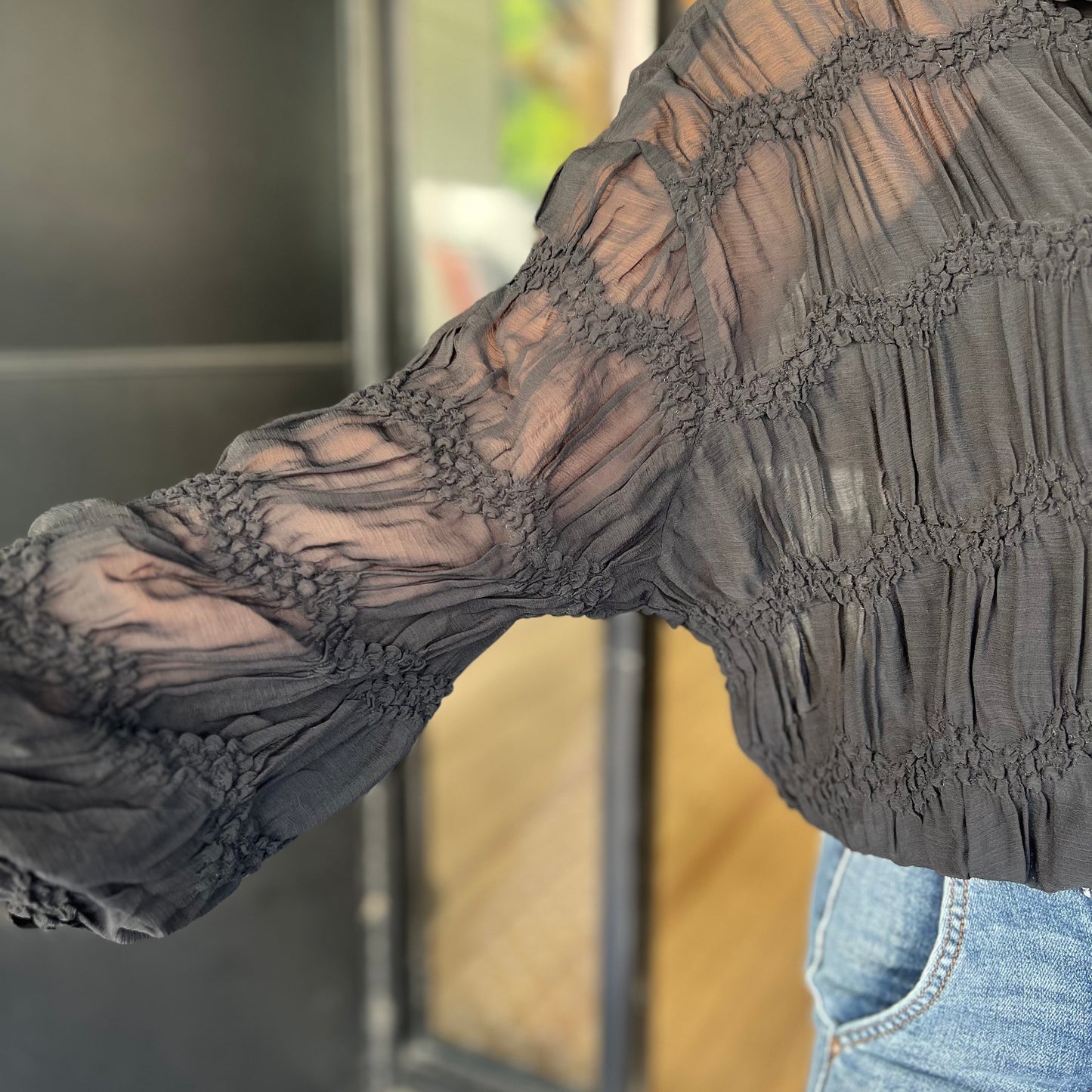 Romance is in the Air Top - Black