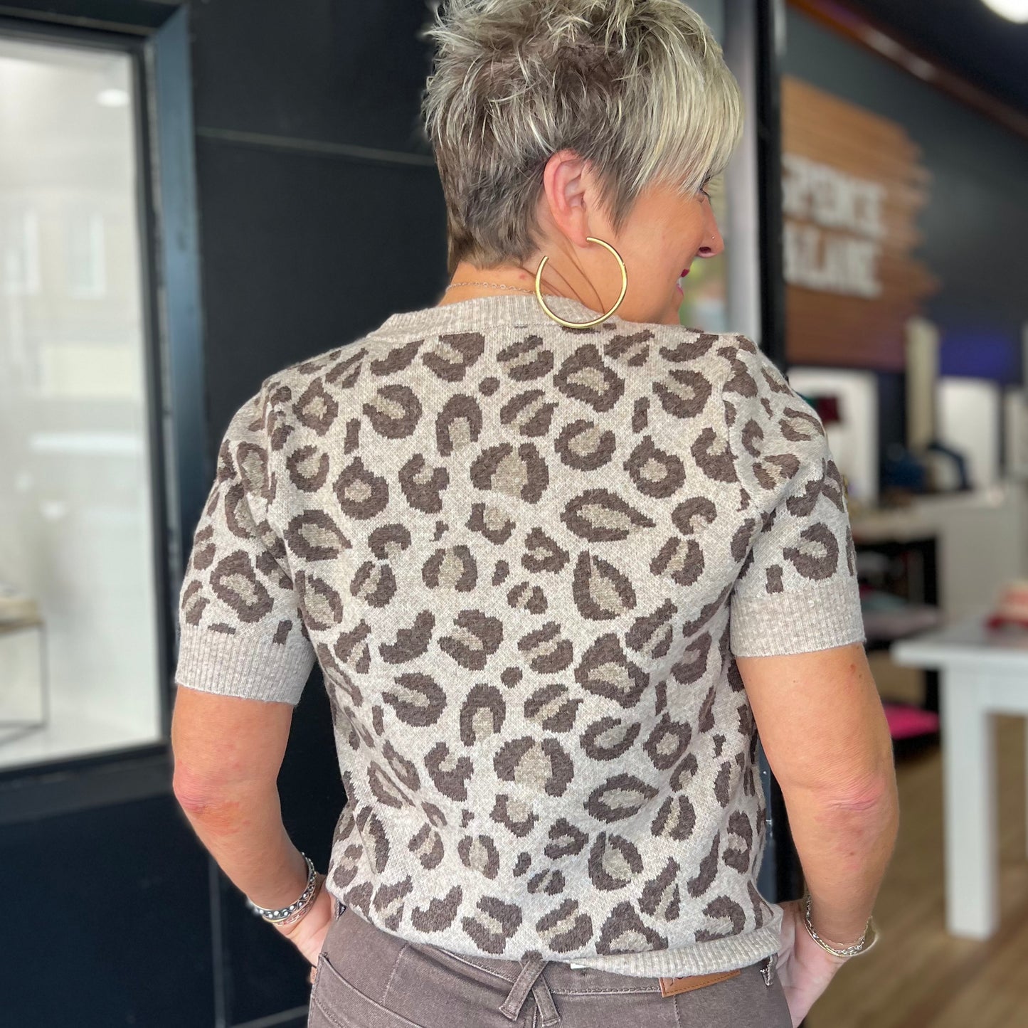 Leopard Lunatic Top