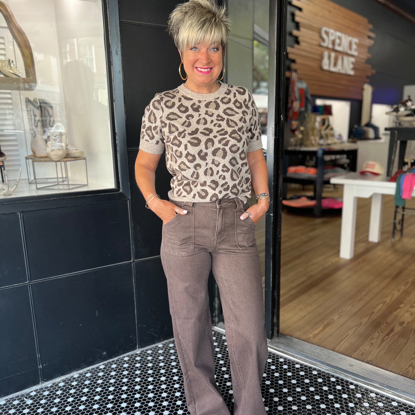 Leopard Lunatic Top