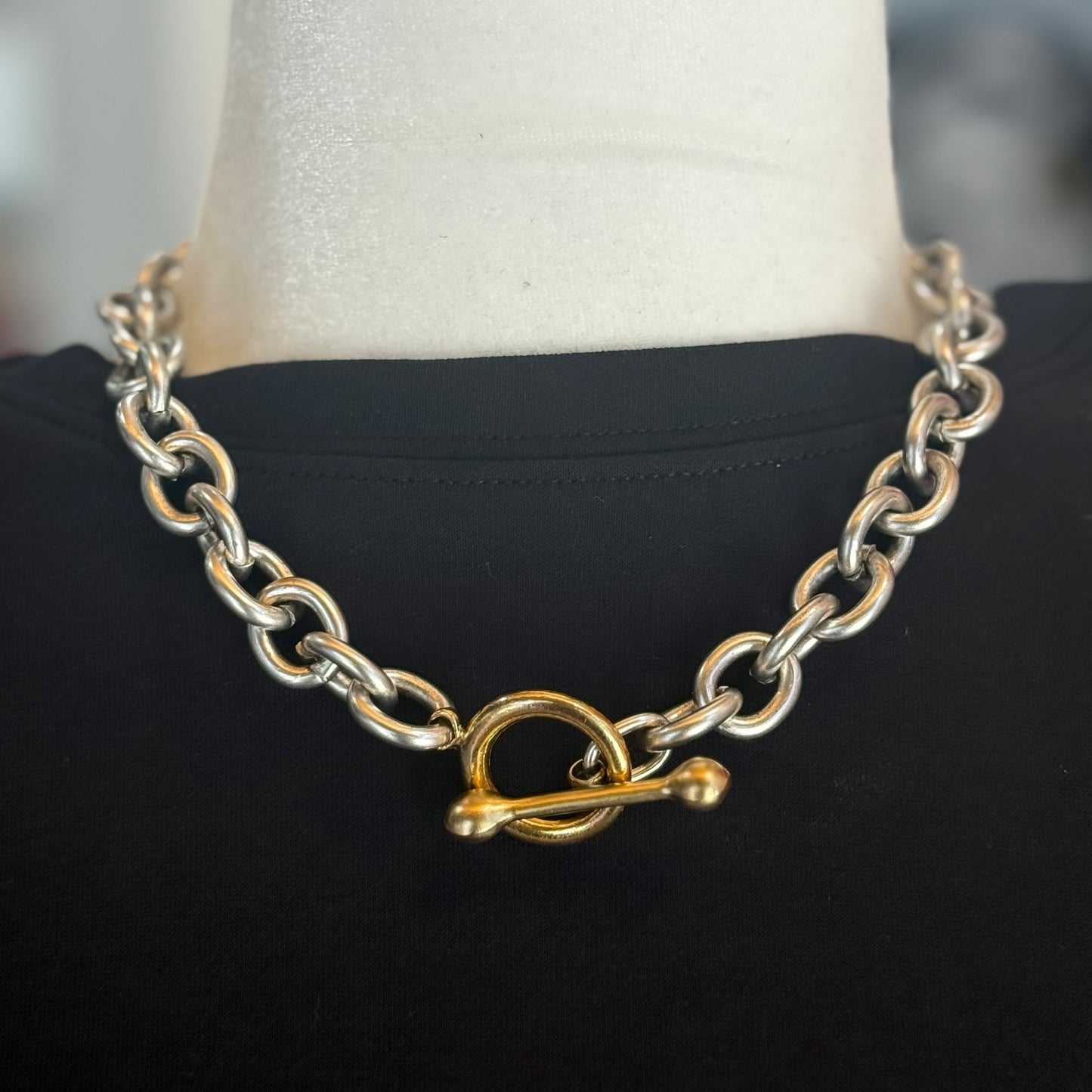 The Travolta Necklace - Gold, Silver