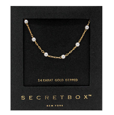 Pearl Station Chain Necklace