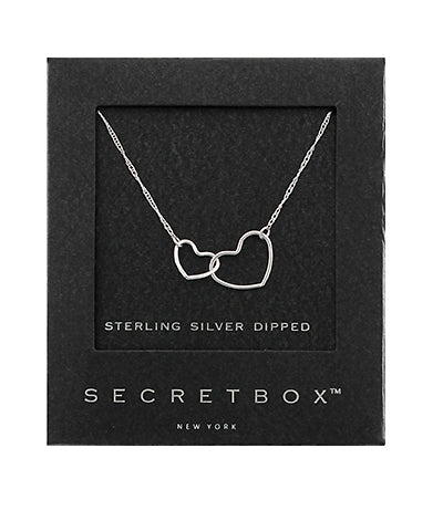 Linked Open Heart Necklace - Assorted