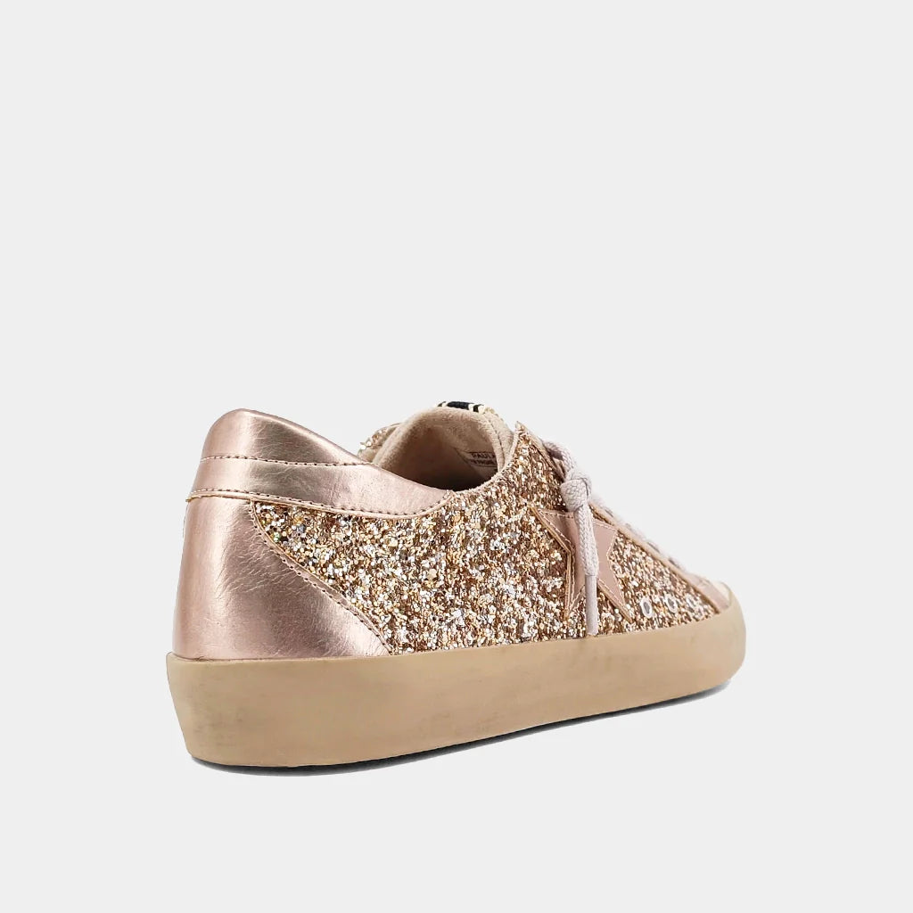 Paula Sneaker - Champagne Glitter