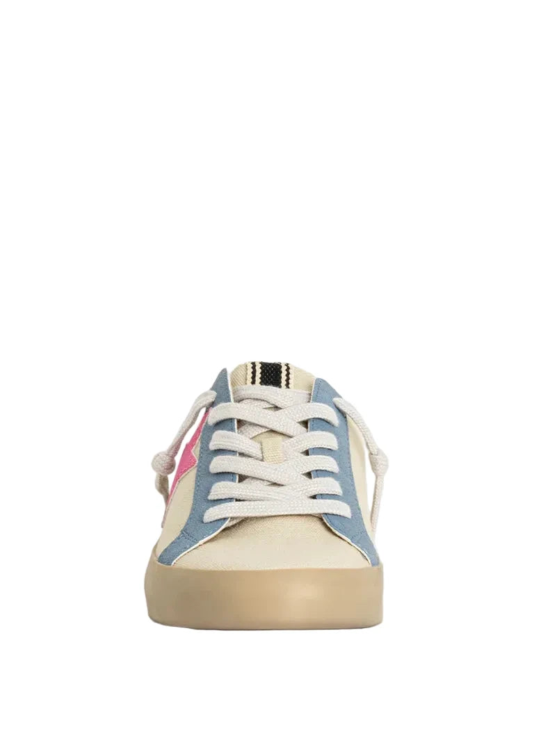 Polka Sneaker - Beige Canvas